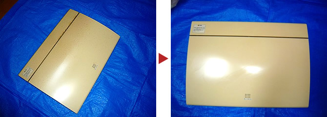 分電盤カバーのクリーニング例(さいたま市南区四谷)