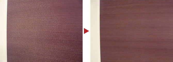 お風呂場壁面 クリーニング例