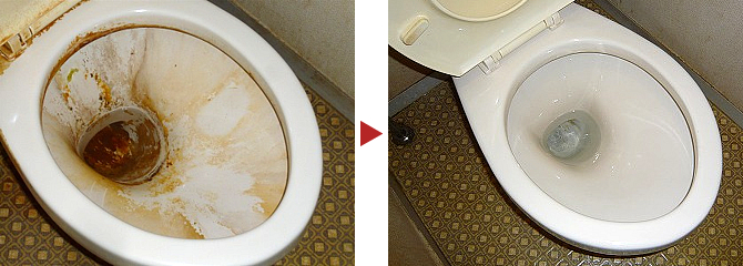 埼玉県さいたま市のトイレ（便所）クリーニング施工例